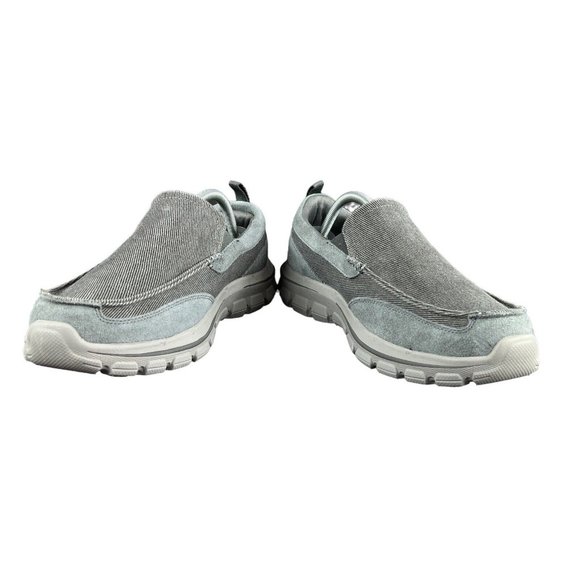 Skechers Palmero Matthis Charcoal Grey Slip On Casual Shoes Men's Sz 8.5-9.5 EE - Picture 8 of 9